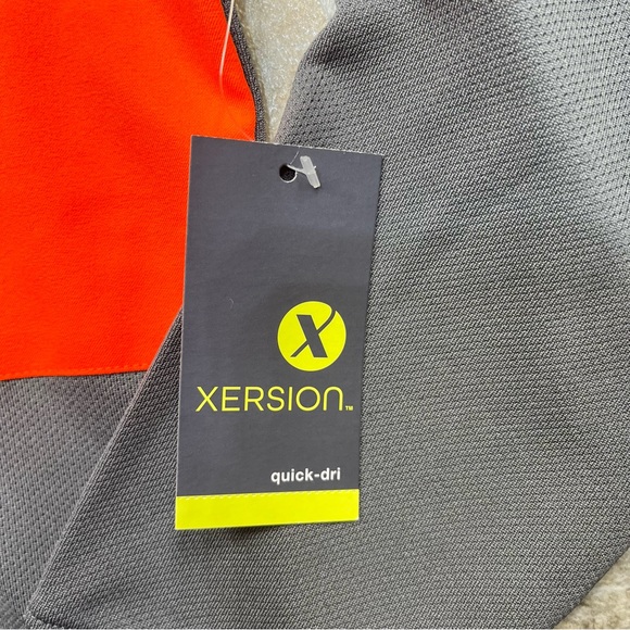 Xersion Quick-Dri Charcoal Long Sleeve Shirt with Cell Phone Pocket - Picture 3 of 8